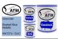 Preview: Chevrolet, Bluebell Blue Metallic, WA727U / GUC: 1L Lackdose + 1L Klarlack + 500ml Härter - Set, von ATW Autoteile West.